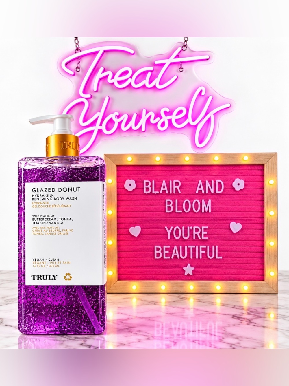 Truly Beauty Glazed Donut Hydra-Silk Renewing Body Wash
